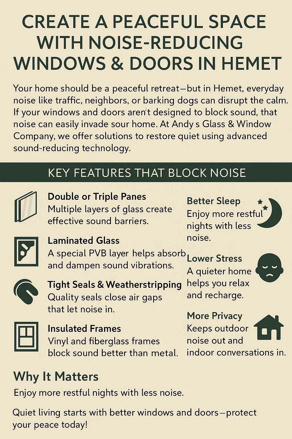 Noise Reducing Windows Doors Hemet