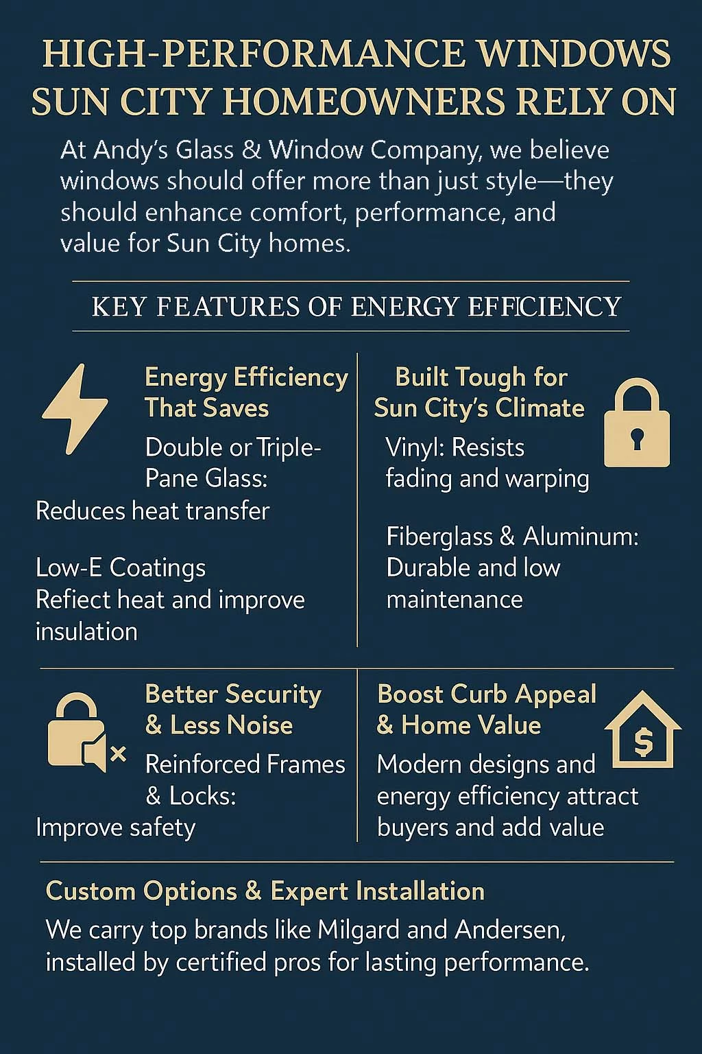 Sun City Windows High Performance